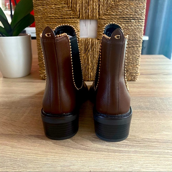 COPY - Coach Brown Bowery Chelsea Boot 5.5 - Picture 9 of 11